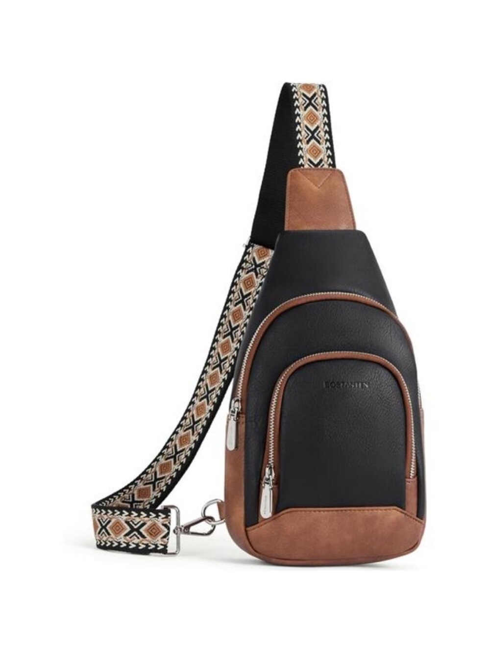 BOSTANTEN Sling Bag for Women Crossbody Purse Crossbody Bag Leather Chest Bag